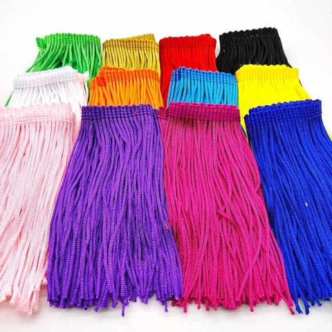 Beatiful 1Yard  Lace Fringe Trim 10cm Wide Tassel Fringe Trimming For DIY Latin Dress Stage Clothes Accessories Lace Ribbon ► Photo 1/6