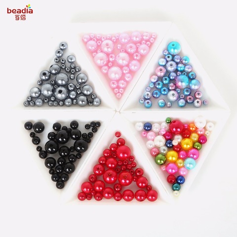 New Arrival 4/6/8/10mm Random MIX Size Smooth Round Beads Sewing Garment  Accessories Embellishment Dancing dress Decoration - Price history & Review, AliExpress Seller - Beadia ArtsCrafts Store