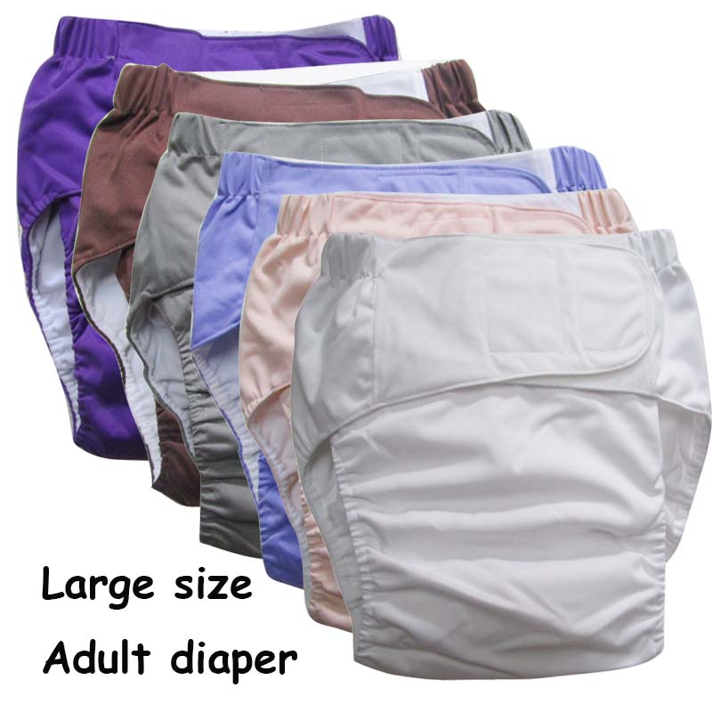 Plastic Pants Adult，Adult Incontinence Safety Trousers，Plastic Diapers,  Waterproof and Reusable Anti Side Leakage Physiological Incontinence Pants