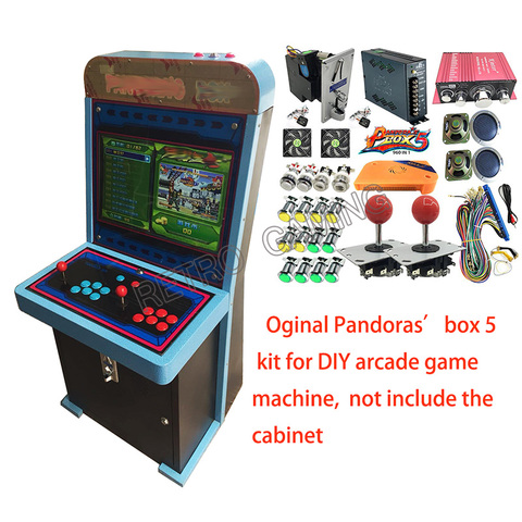 960 in 1 Pandora Box 5 DIY Arcade game machine Kit With Power Supply Jamma Harness copy sanwa Joystick LED Button coin acceptor ► Photo 1/1