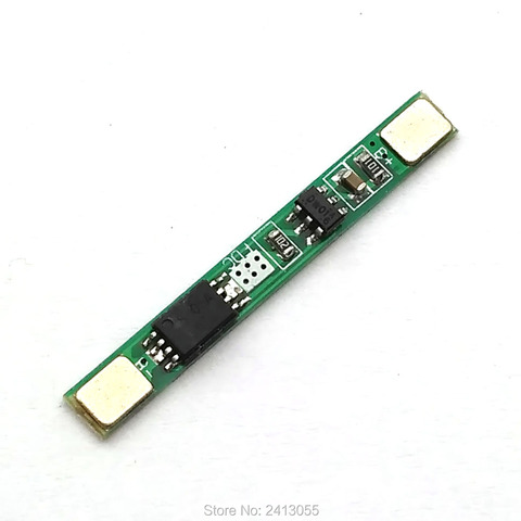 1S 3.7V 3A li-ion BMS PCM battery protection board pcm for 18650 lithium ion li battery ► Photo 1/4