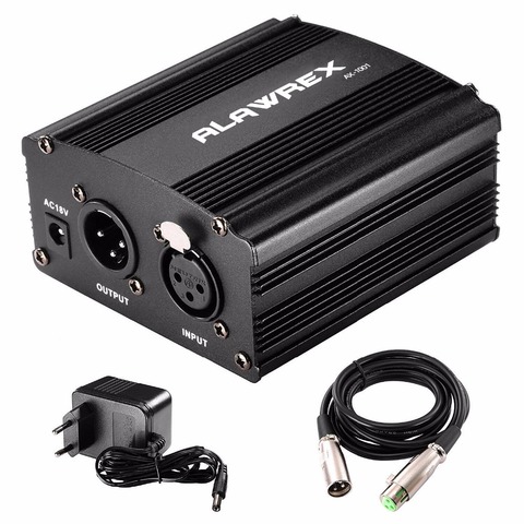 Buy Online Alawrex Usb 1 Channel 48v Phantom Power Supply W Adapter Xlr Audio Cable For Condenser Micro Microphone Recording Equipment Alitools Buy Online Alawrex Usb 1 Channel 48v Phantom Power Supply W Adapter Xlr Audio Cable For Condenser Micro Microphone Recording Equipment Alitools