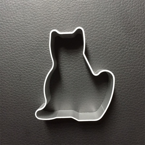 New aluminium alloy Cat shape cookie cutter Cake mold ► Photo 1/3