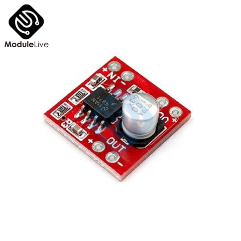 DC 3V-5V LM4871 One Single Channel Mono Digital Amp Amplifier Board 3W Small Power Audio  Module Speaker Oscillator Driver ► Photo 1/2