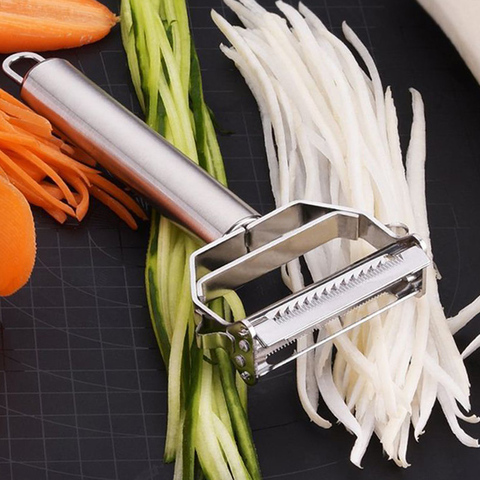 1Pc Vegetable Peeler Stainless Steel Kitchen Potato Peeler Metal Carrot Grater Slicer Shredder Fruit Peeler Kitchen Tools ► Photo 1/6