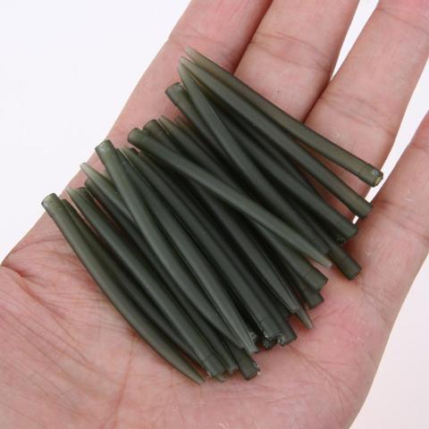 100pcs Terminal Carp Fishing Anti Tangle Sleeves Connect with Fishing Hook Rubber Tip Tube Positioner Terminal Fish Tackle Pesca ► Photo 1/6