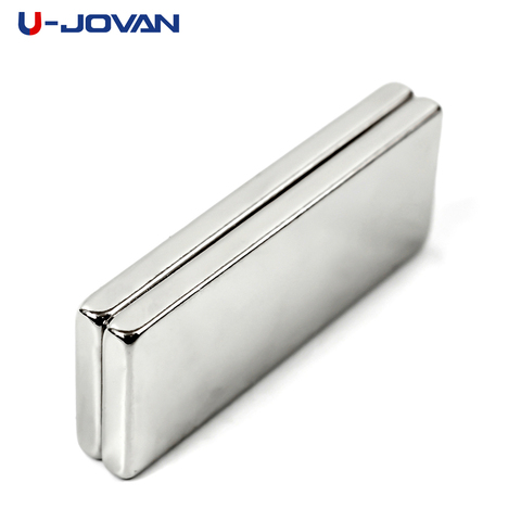 U-JOVAN 2pcs 50 x 20 x 4 mm N35 Super Strong Neodymium Magnet Rare Earth Permanet Magnets 50*20*4mm ► Photo 1/3