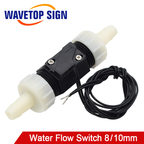 WaveTopSign Water Flow Switch Sensor 8/10mm Protect for CO2 Laser Engraving Cutting Machine ► Photo 1/6