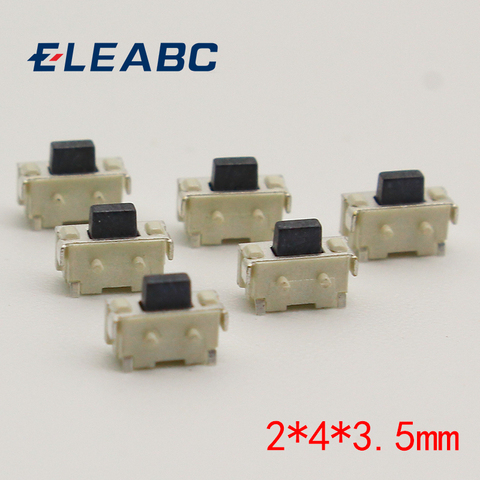 50PCS SMT 2X4X3.5MM Tactile Tact Push Button Micro Switch Momentary ► Photo 1/4