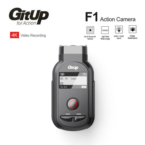Original GitUp F1 WiFi Ultra Real 4K WIFI Action Sports Camera 8MP Camcorder Video Recorder DVR Outdoor Road Cycling ► Photo 1/1