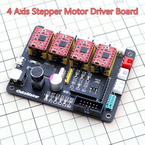 4 Axis USB CNC Stepper Motor Control Board Driver 12V Power For Laser Engraver ► Photo 1/1