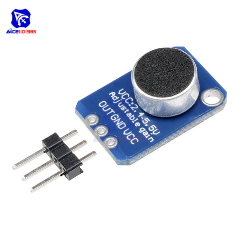 Electret Microphone Amplifier MAX4466 Adjustable Gain Breakout Board for Arduino MAX4466 Diy Kit Electronic PCB Board Module ► Photo 1/6