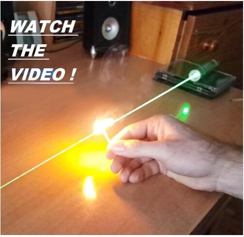 Powerful Blue Laser Pointer 450nm Focusable Burning Beam Wicked High Power Lazer 