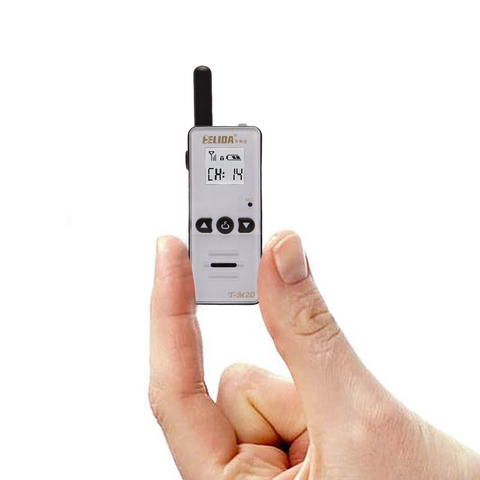 1 piece HELIDA T-M2D 2W Super Mini Two Way Radio FRS GMRS UHF 400-520MHz Mini TALKIE WALKIE ► Photo 1/6