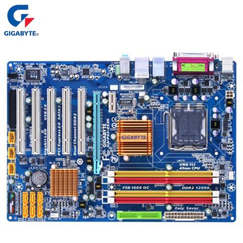 Gigabyte GA-P43-ES3G 100% Original Motherboard LGA775 DDR2 USB2.0 16G P43 P43-ES3G Desktop Mainboard SATA2 Systemboard Used ► Photo 1/1