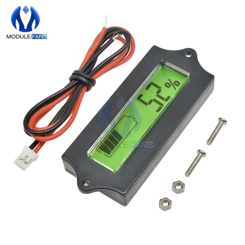 1PC Battery Capacity Tester Indicator For 12V Lead-acid Lithium LiPo LCD Module New Diy Electronic Board ► Photo 1/6