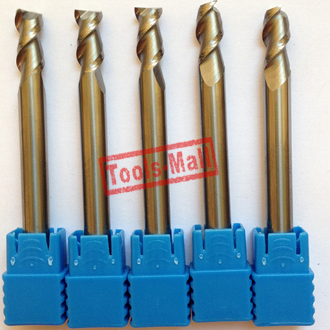 1pc 6mm D6*25*D6*75 HRC50 2 Flutes Milling cutters for Aluminum  CNC Tools Solid Carbide CNC flat End mills Router bits ► Photo 1/1