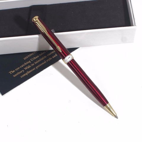 Sonneting Rollerball pen metal office school pen Classic gold black gold clip pen gift with box blue Gold ► Photo 1/6