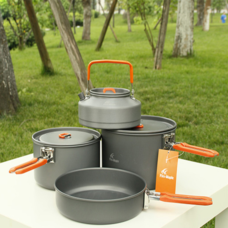 Hot Sale 4-5 Person Cookware Sets 2 Pot & Tea Pot & Frying Pan