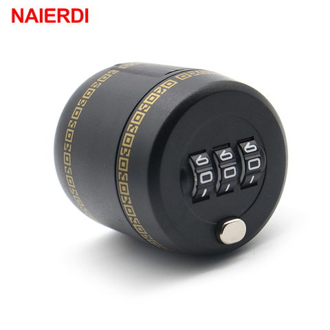 NAIERDI Plastic Bottle Password Lock Combination Lock Wine Stopper Vacuum Plug Device Preservation For Furniture Hardware ► Photo 1/6