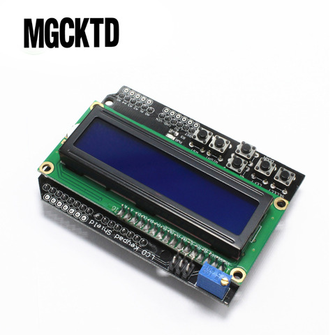 1PCS LCD Keypad Shield LCD1602 LCD 1602 Module Display For Arduino ATMEGA328 ATMEGA2560 raspberry pi UNO blue screen ► Photo 1/3