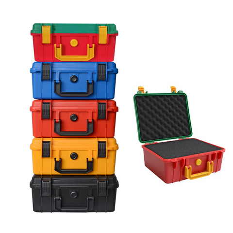 Tool Case Impact Resistant Case Protective safety Toolbox ABS Plastic Storage Toolbox Sealed Tool Case Shockproof with sponge ► Photo 1/6