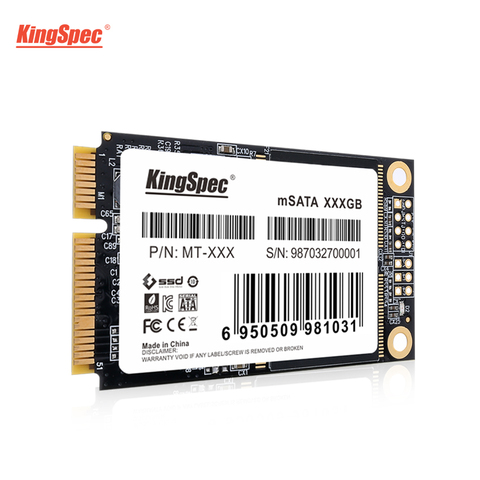 Hotselling MT-128 KingSpec 64GB 256GB mSATA SSD 512GB 1TB Mini mSATA Solid State Drive HD Module for Desktops Laptop Server ► Photo 1/6
