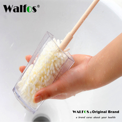 WALFOS 1 Piece Sponge Convenient Bottle Cleaning Brushes Glass Bottle Cups Long Handle Brush Kitchen Cup Brush ► Photo 1/6
