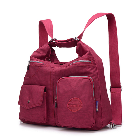 Preppy Style Women Nylon Backpack Natural School Bags For Teenager Casual Female Shoulder Bags Mochila Travel Bookbag Knapsack ► Photo 1/6