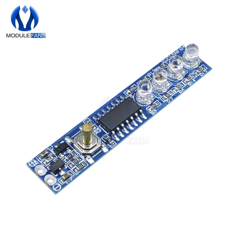 1S 2S 3S 4S Lithium Battery Capacity Indicator LED Indicator Display Board Module Power Level For 18650 Lithium Battery DIY Kit ► Photo 1/6