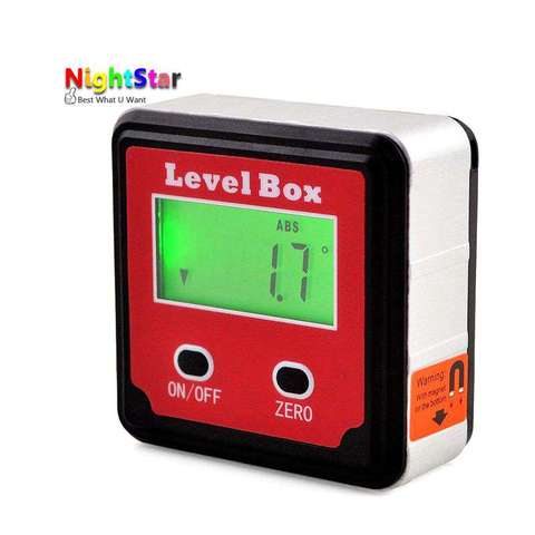 Digital Inclinometer Spirit Level Box Protractor Angle Finder Gauge Meter Bevel With Magnet Base ► Photo 1/5
