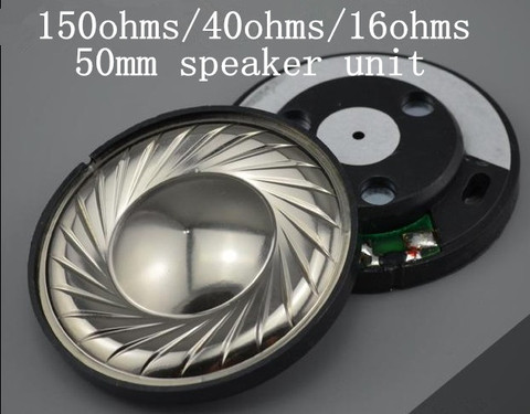 hifi 50mm Composites Titanium film composite membrane speaker unit 1pair=2pcs ► Photo 1/4