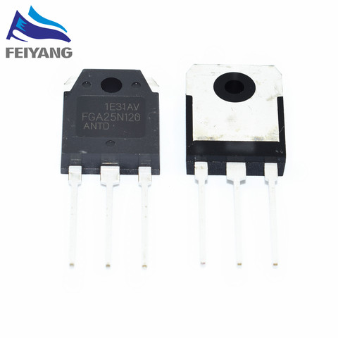 10PCS FGA25N120ANTD FGA25N120 IGBT 1200V 50A TO3P ► Photo 1/1