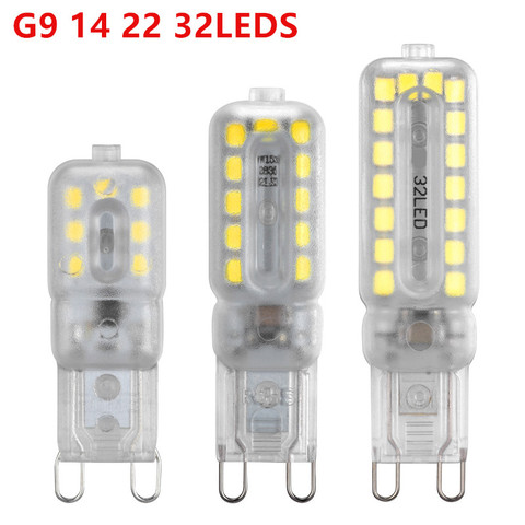 NEW g9 led 14LEDS 22LEDS 32LEDS AC 220V 230V 240V lamp Led bulb SMD 2835 LED g9 light 30/40W halogen lamp light - Price history & Review | AliExpress