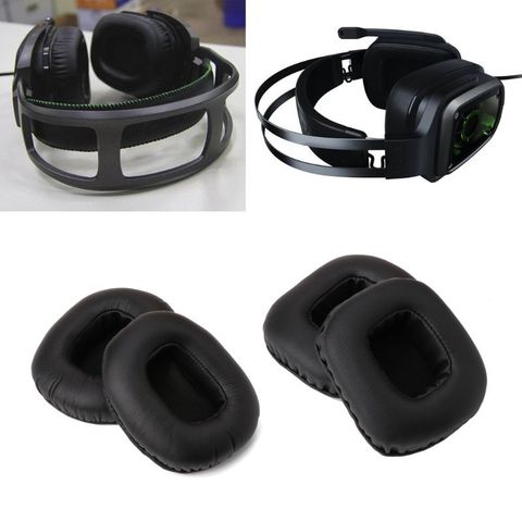 Replace Eapads Earmuffs Cushion for Razer Tiamat 7.1/2.2 Over Surround Sound PC Gaming Headphone Headsets ► Photo 1/6