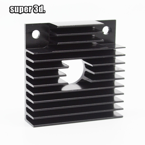 3D Printer Black Heatsink cooler Aluminium Radiator heat sink 40X40X11mm for MK7/MK8 Extruder ► Photo 1/3