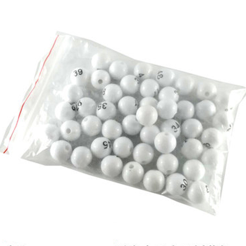 One Pack Colored Ping Pong Number Balls 40mm 2.3g Draw Entertainment  Lottery Mixed Colors for