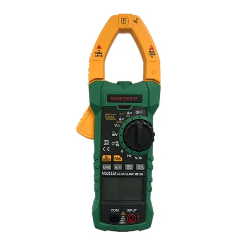 Mastech MS2115A 6000 Counts True RMS Digital Clamp Meter AC/DC Voltage Current Tester with INRUSH and NCV Measurement ► Photo 1/6