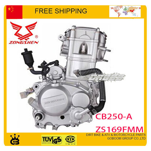 zongshen 250cc CB250 water cooled engine 1 cylinder 4 stroke dirt off-road ATV quad bike motorbike free shipping ► Photo 1/3