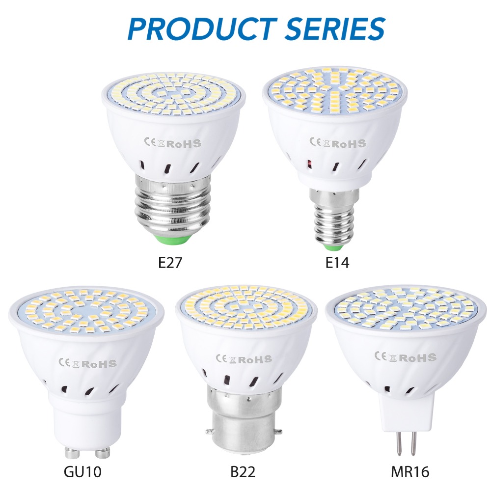 4W 6W 8W GU10 LED Spotlight Spot Light Lamp Bulb Bulbs 