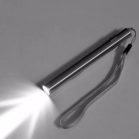 Energy-saving Portable Professional Medical Handy Pen Light USB Rechargeable Mini Flashlight LED Torch with Stainless Steel Clip ► Photo 1/6