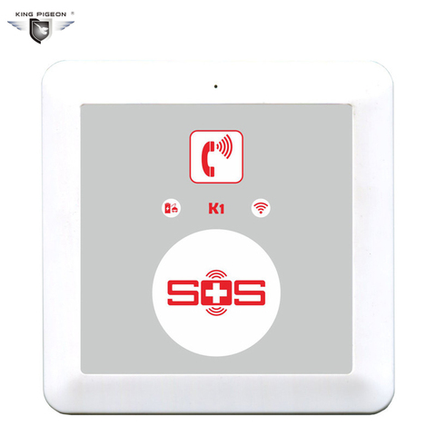GSM Home Alarm Panel SOS Caller Alarm Dialer Emergency SOS Button Phone Dialer Panel for Elderly Care King Pigeon K1 ► Photo 1/5