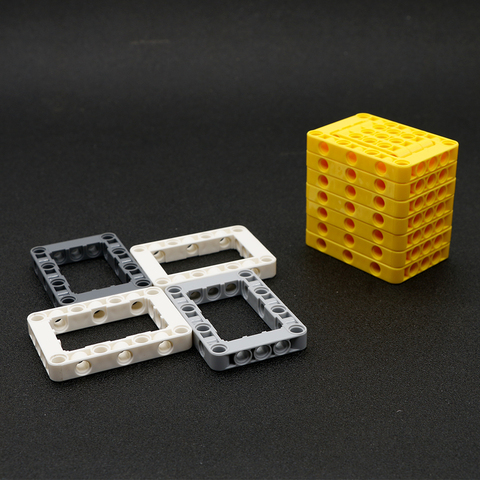 Technic Building Blocks Parts Bulk Liftarm Beam Square Huller Hole 5x7 Frame Bricks Engine Model Building Toy for Children 64179 ► Photo 1/6