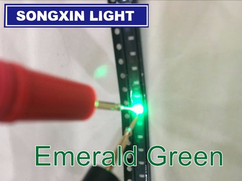 1000pcs SMD 0603 LED Diode Light-emitting-diodes Emerald Green Esmeralda Verde 0603 SMD LED Diodo Bright Chips Diodi Pack 525nm ► Photo 1/3