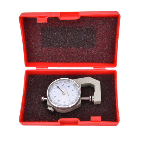 0-10mm dial thickness gauge 10mm leather paper thickness meter tester for leather flim paper ► Photo 1/6