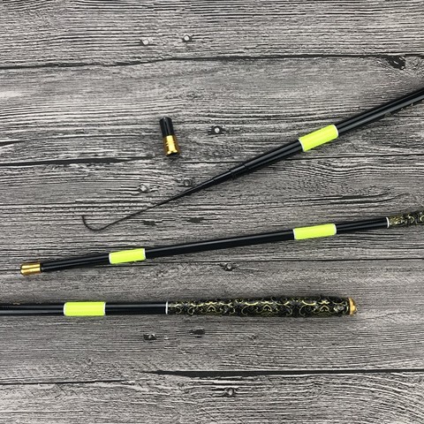 New Carbon Portable Fiber Telescopic Fishing Rod 1.8-5.4M Ultrashort Stream Hand Pole Ultra Light Carp Spinning Fishing Rod ► Photo 1/6