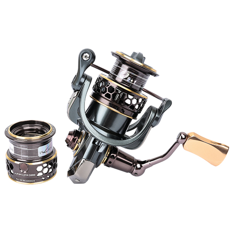 Tsurinoya Jaguar Double Diagonal Spool Spinning Reel For Ultra-light Lure Spinning Fishing Reel 9B+1RB 1000-5000 Series ► Photo 1/1