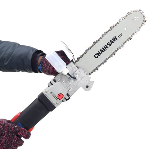 11.5 Inch Chainsaw Refit Conversion Kit Chain Saw Stand Bracket Set Change Angle Grinder into Chain Saw Woodworking Power Tool ► Photo 1/6