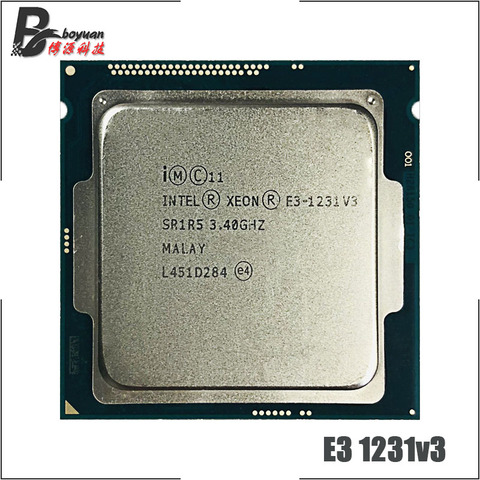 Intel Xeon E3-1231 v3 E3 1231 V3 E3 1231V3 3.4 GHz Quad-Core CPU Processor 8M 80W  LGA 1150 ► Photo 1/1