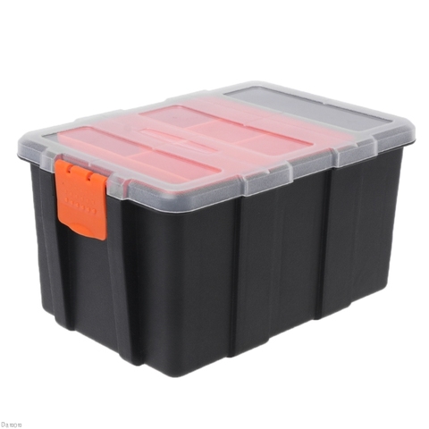 Hardware Box Transparent Multifunctional Storage Tools Case Plastic Organizer Damom ► Photo 1/6